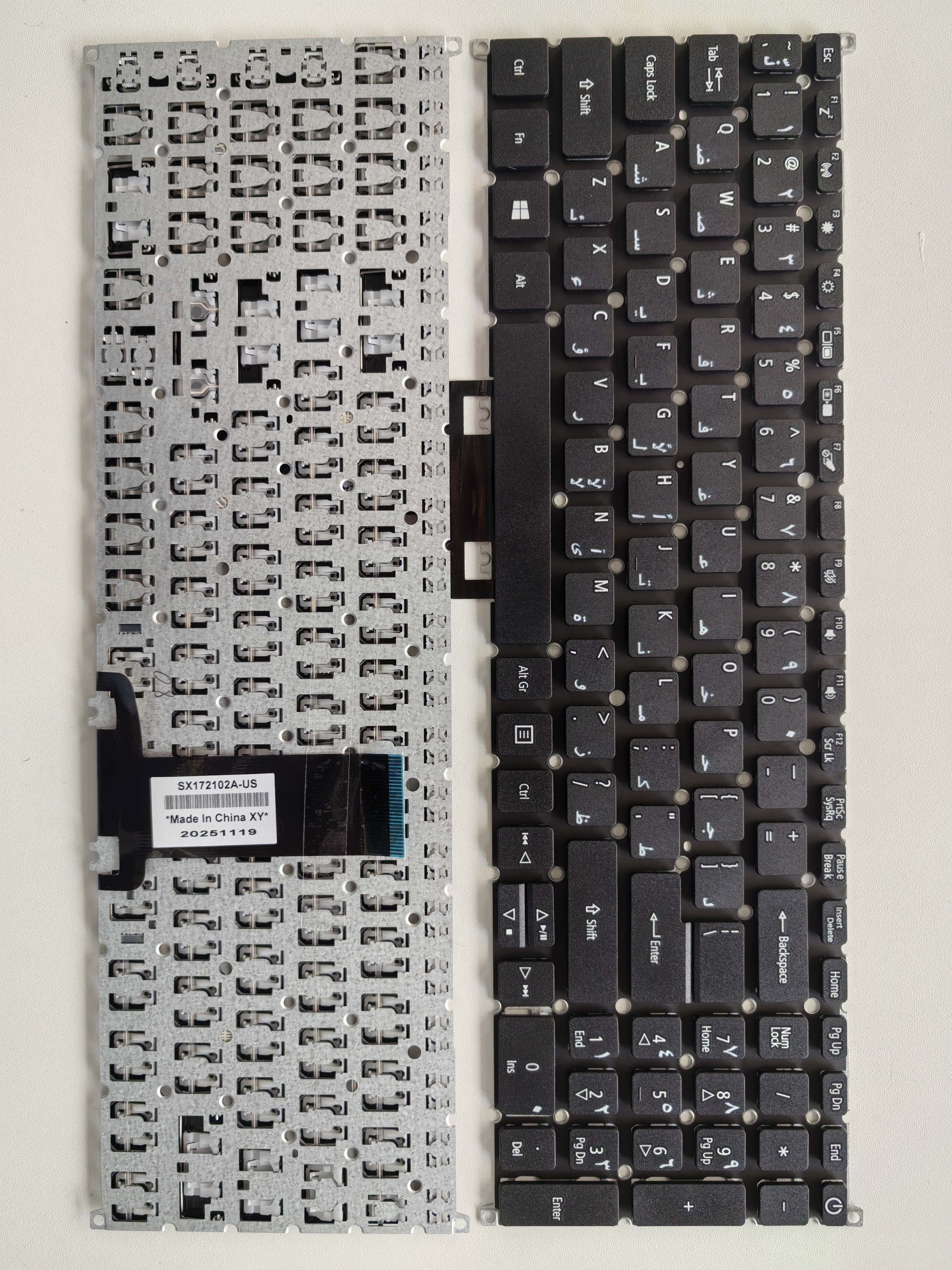 Picture of New Replacement Laptop Keyboard For ACER A317-51 with switch BLACK (OEM) AR Layout